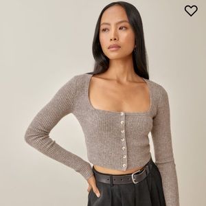 NWOT Idina Cropped Cardigan